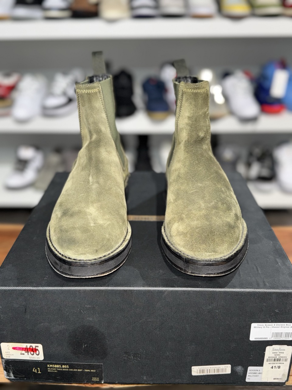 Yeezy Chelsea Boot Military Thick Suede • Pre-Owned 2