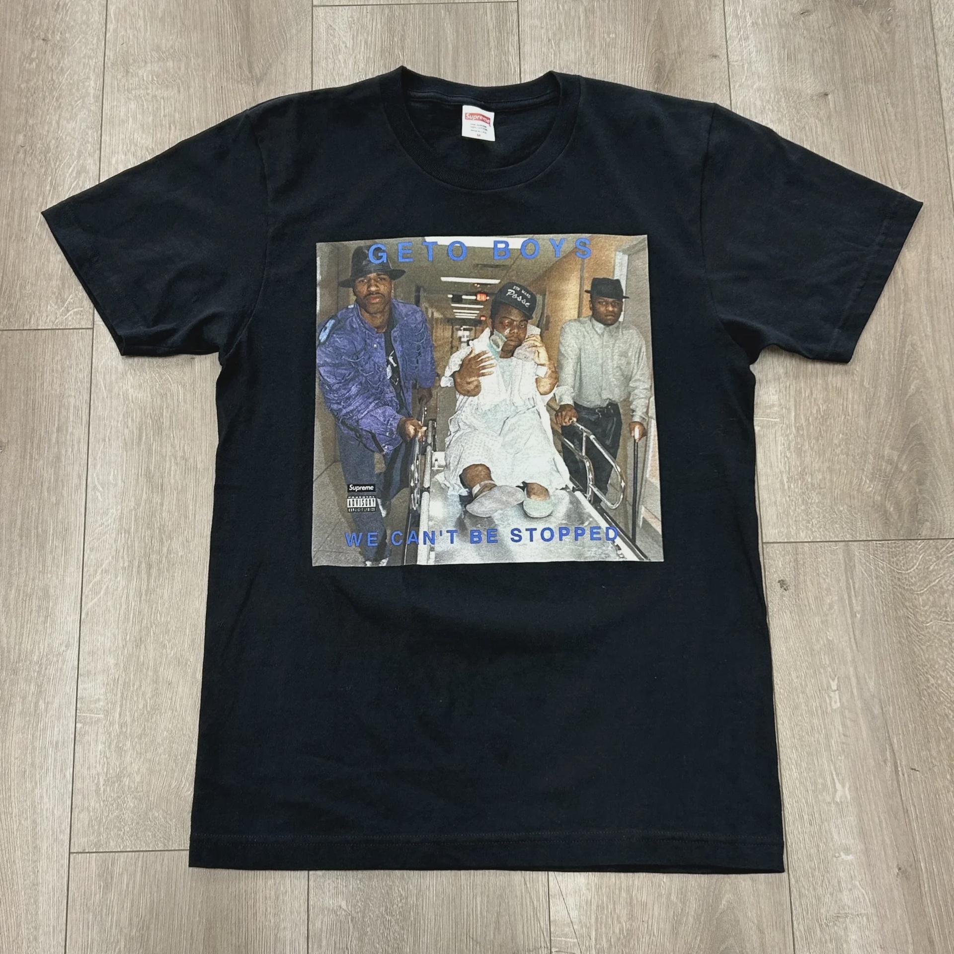 Supreme Supreme Rap A Lot Records Geto Boys Tee Black - Size M