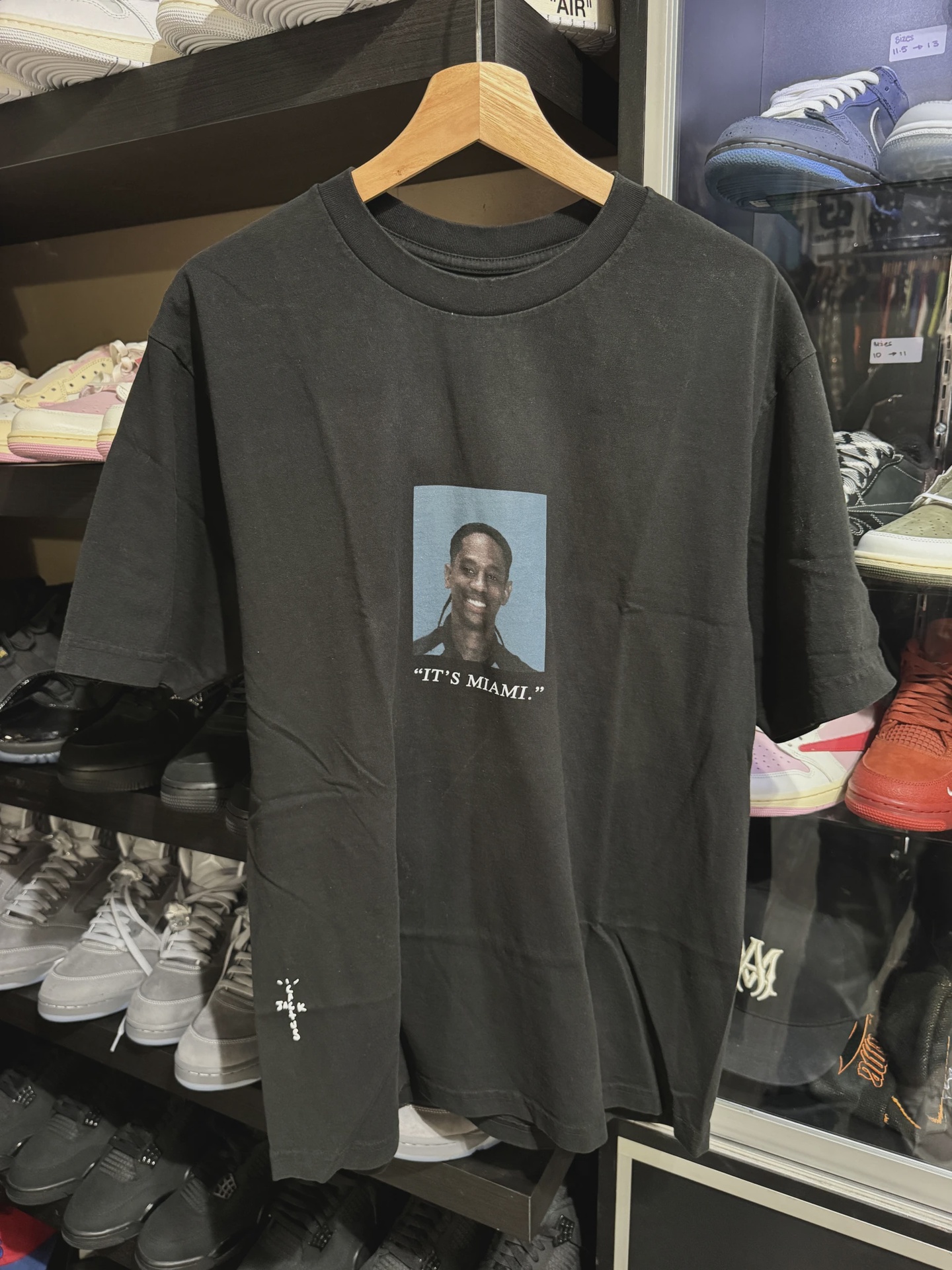 Travis Scott Miami Tee size L • Pre-Owned [4976]