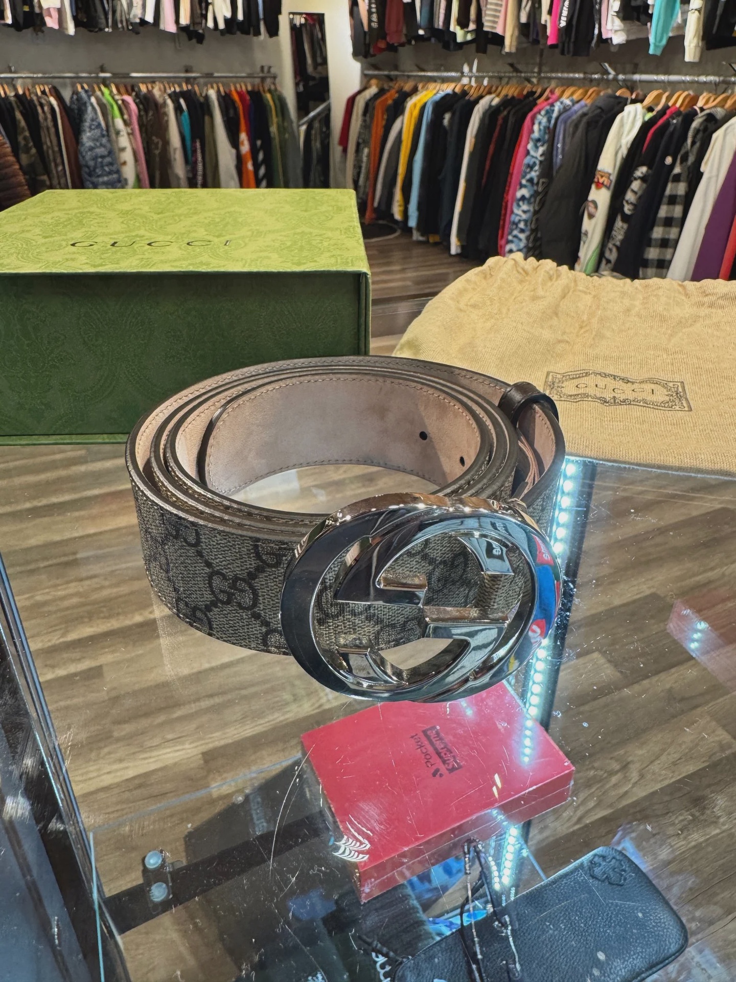 Gucci Gucci GG Canvas Belt (36-40) - Size One Size