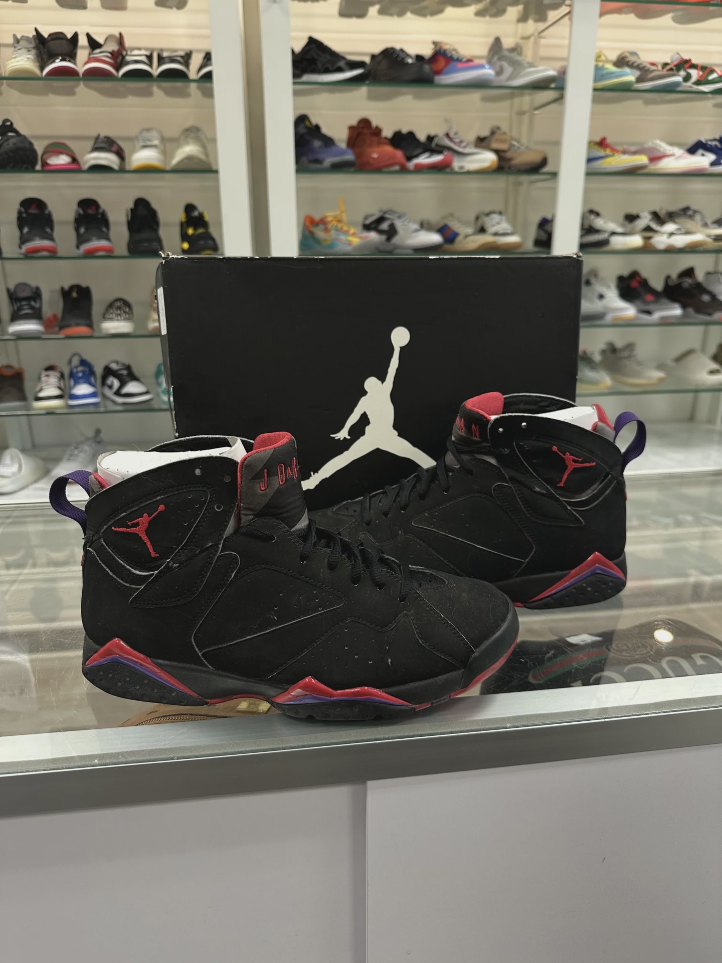 Jordan Air Jordan 7 Retro Raptors (2012) HAS SOLE SEPARATION - Size US M 9.5
