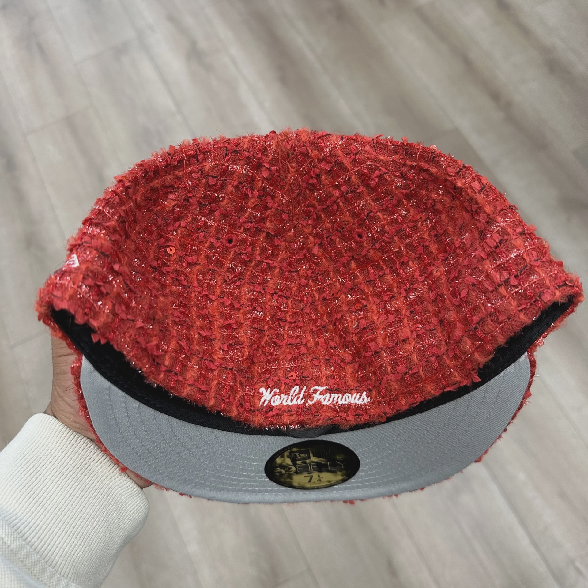 Supreme Bouclé Box Logo New Era 59FIFTY Fitted Cap • Brand New [8103] - photo 5