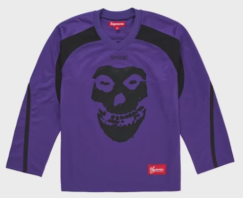 Supreme The Misfits Hockey Jersey Purple • Brand New [5299]