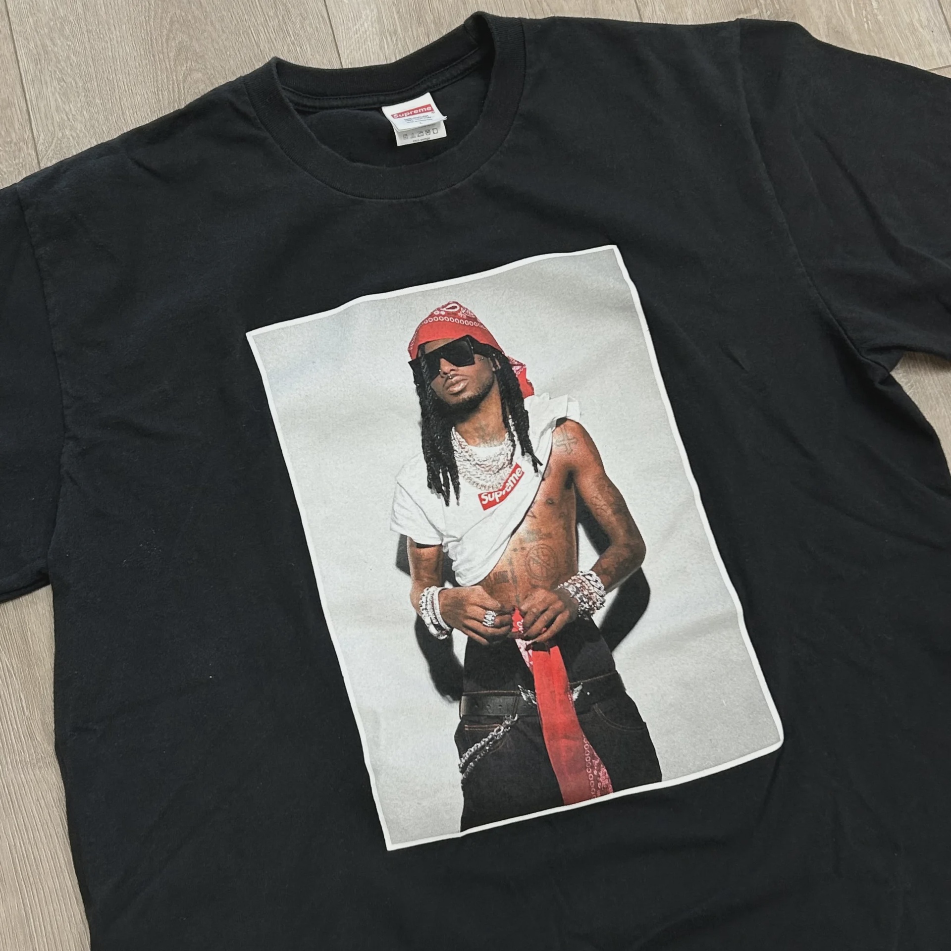 Supreme Playboi Carti Black Tee • Pre-Owned [6568] - photo 4