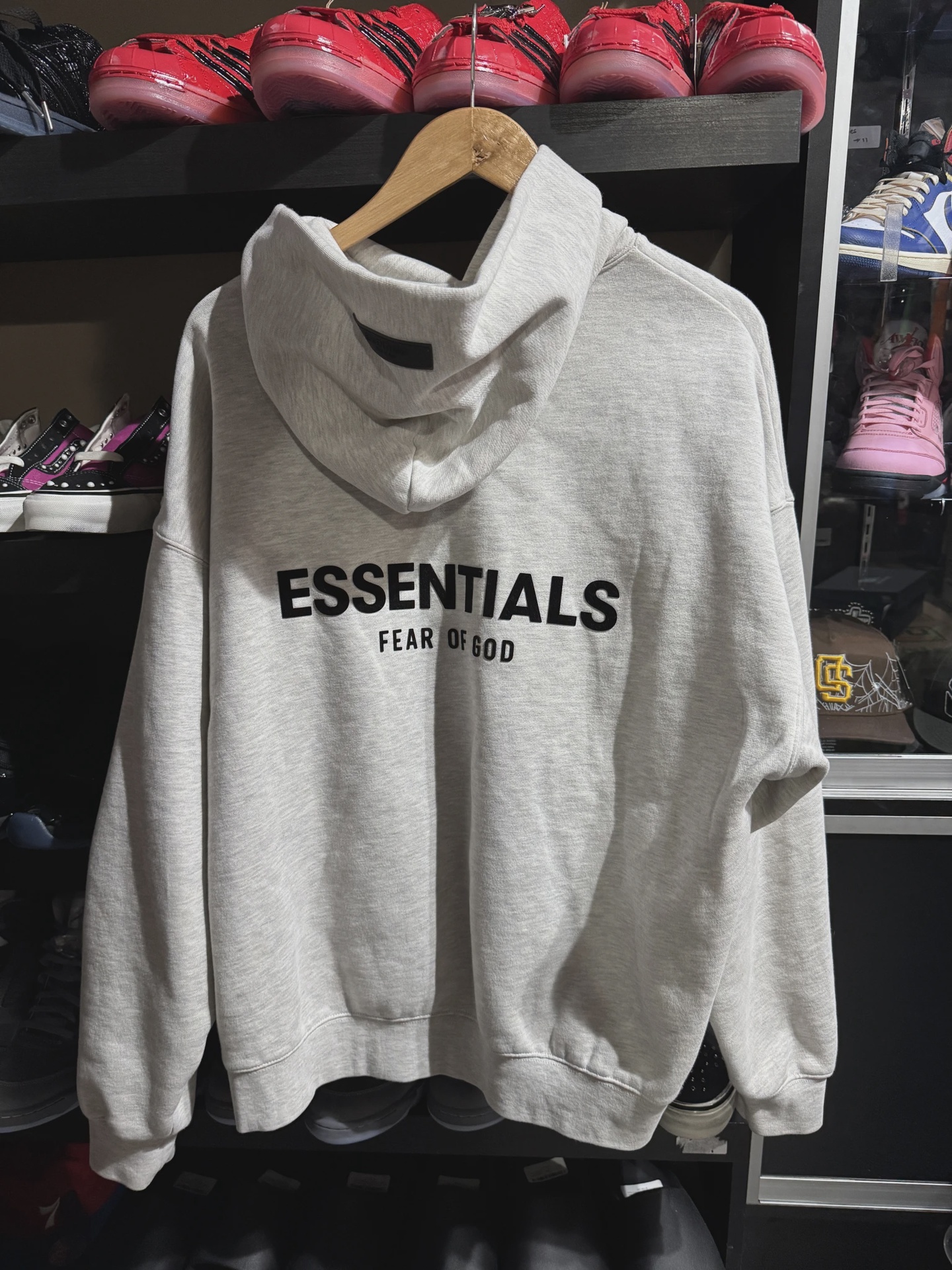 Essential Heather Grey Hoodie size M • Brand New [7286] 2