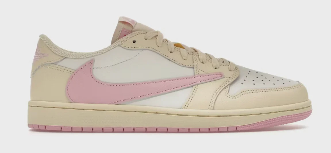 Jordan Jordan 1 Retro Low OG SP Travis Scott Shy Pink - Size US M 8.5