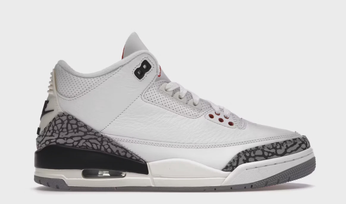 Jordan Air Jordan 3 Retro White Cement Reimagined - Size US M 9.5