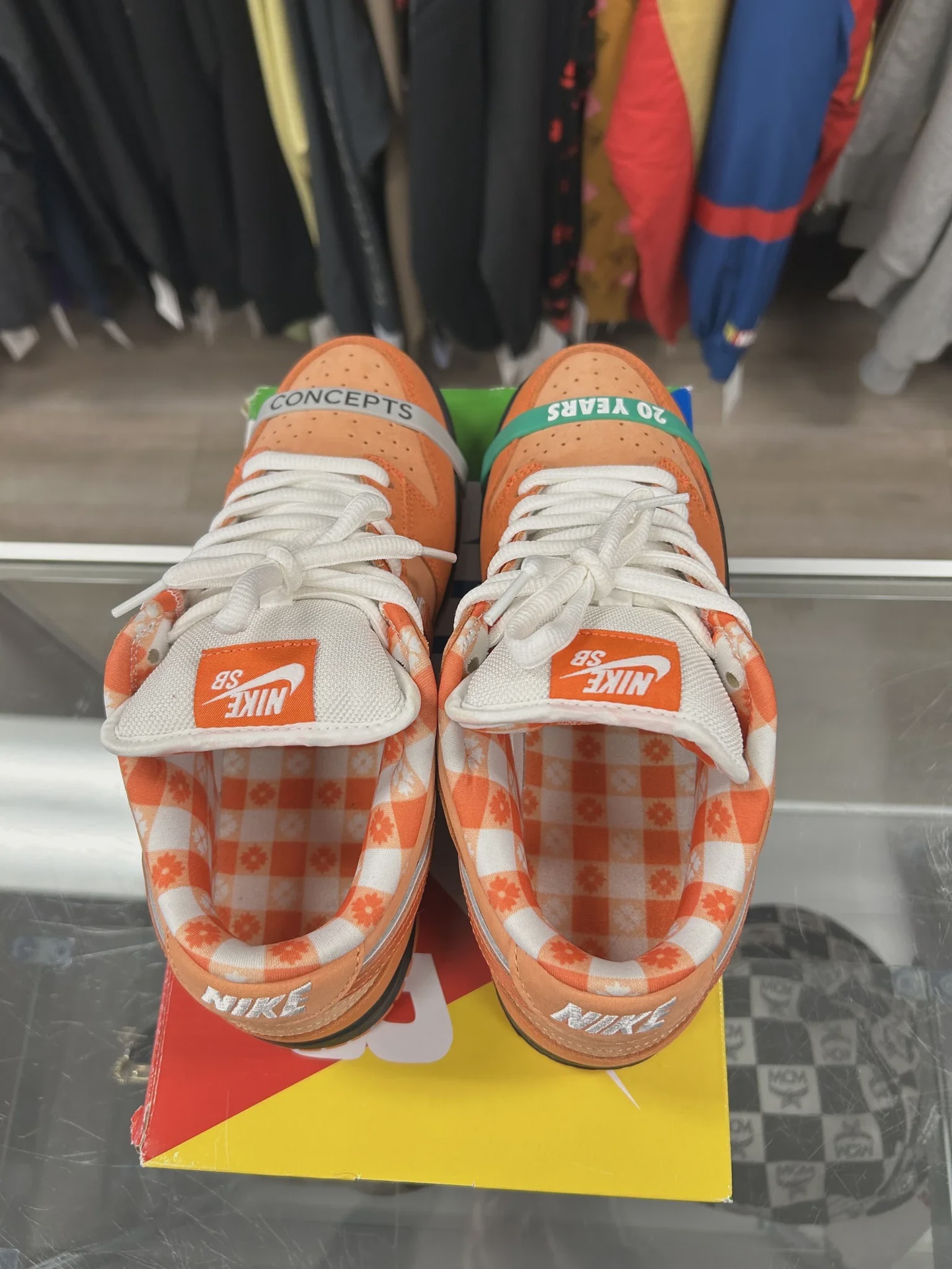 Nike SB Dunk Low Concepts Orange Lobster • Pre-Owned [6633] - photo 7