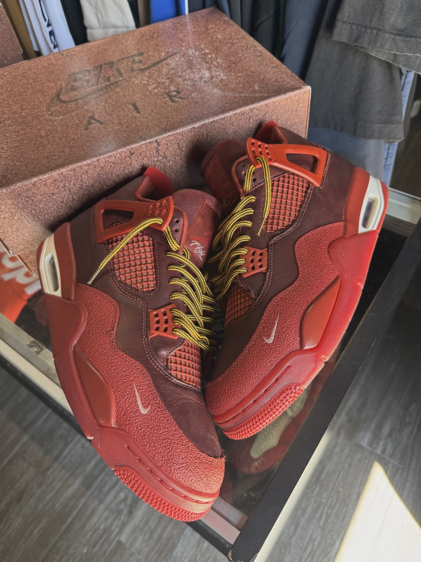 Air Air Jordan 4 Retro Original SP Nigel Sylvester Brick by Brick • Pre-Owned [3018] - photo 2