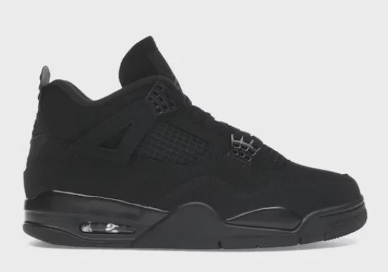 Jordan Black cat 4 - Size US M 9