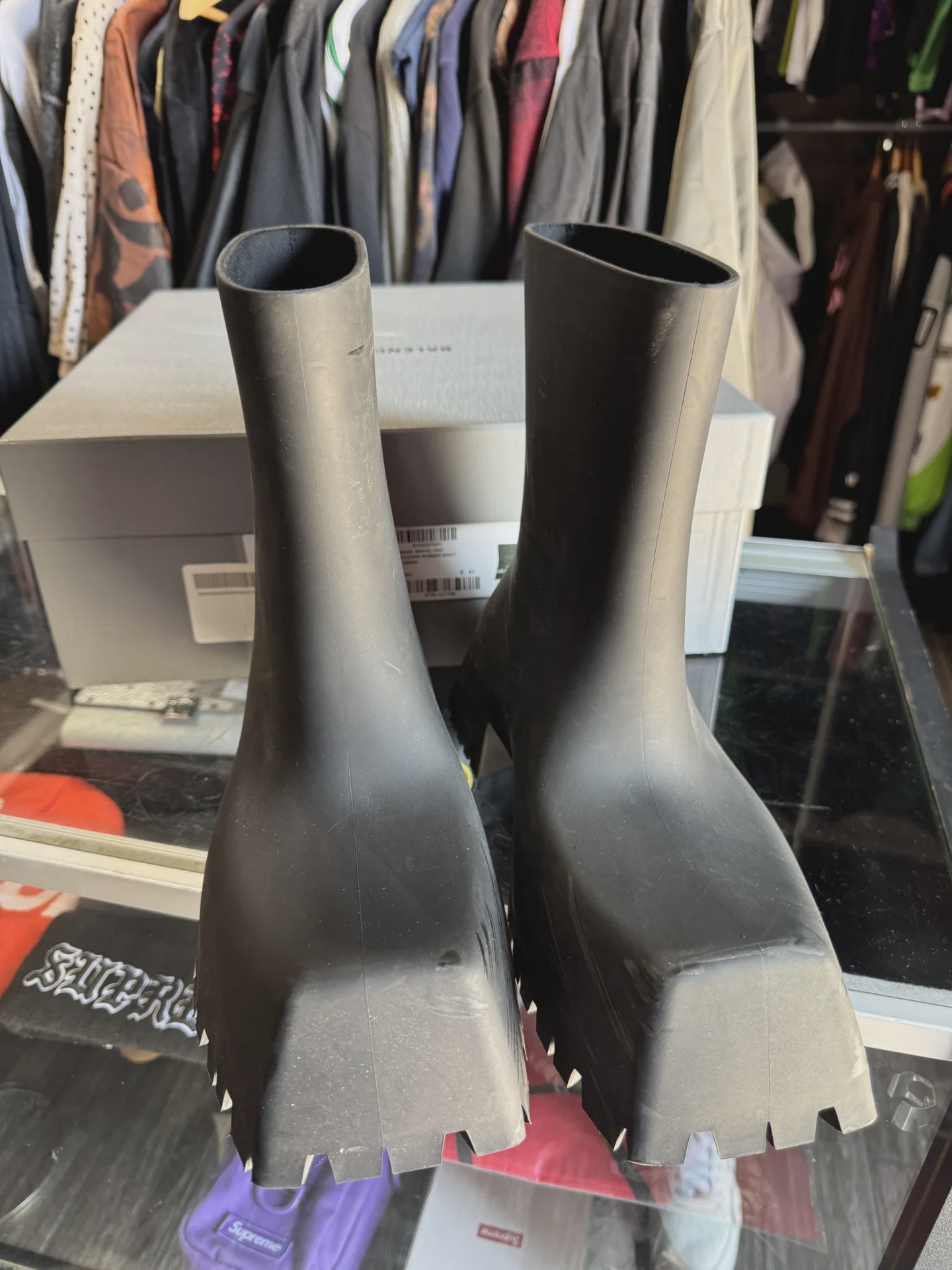 Balenciaga Trooper Rubber Boot  • Pre-Owned [5523] - photo 2