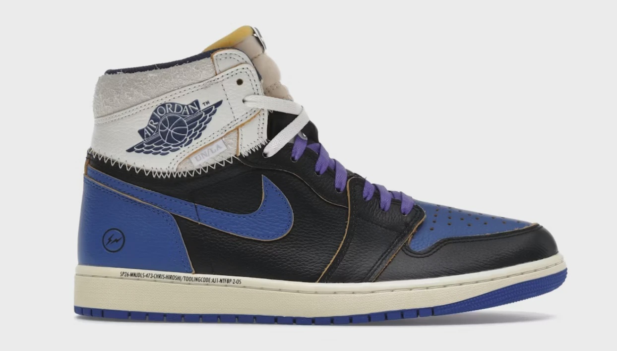 Jordan 1 Retro High OG SP Fragment x Union LA Sport Royal • Brand New [9823]