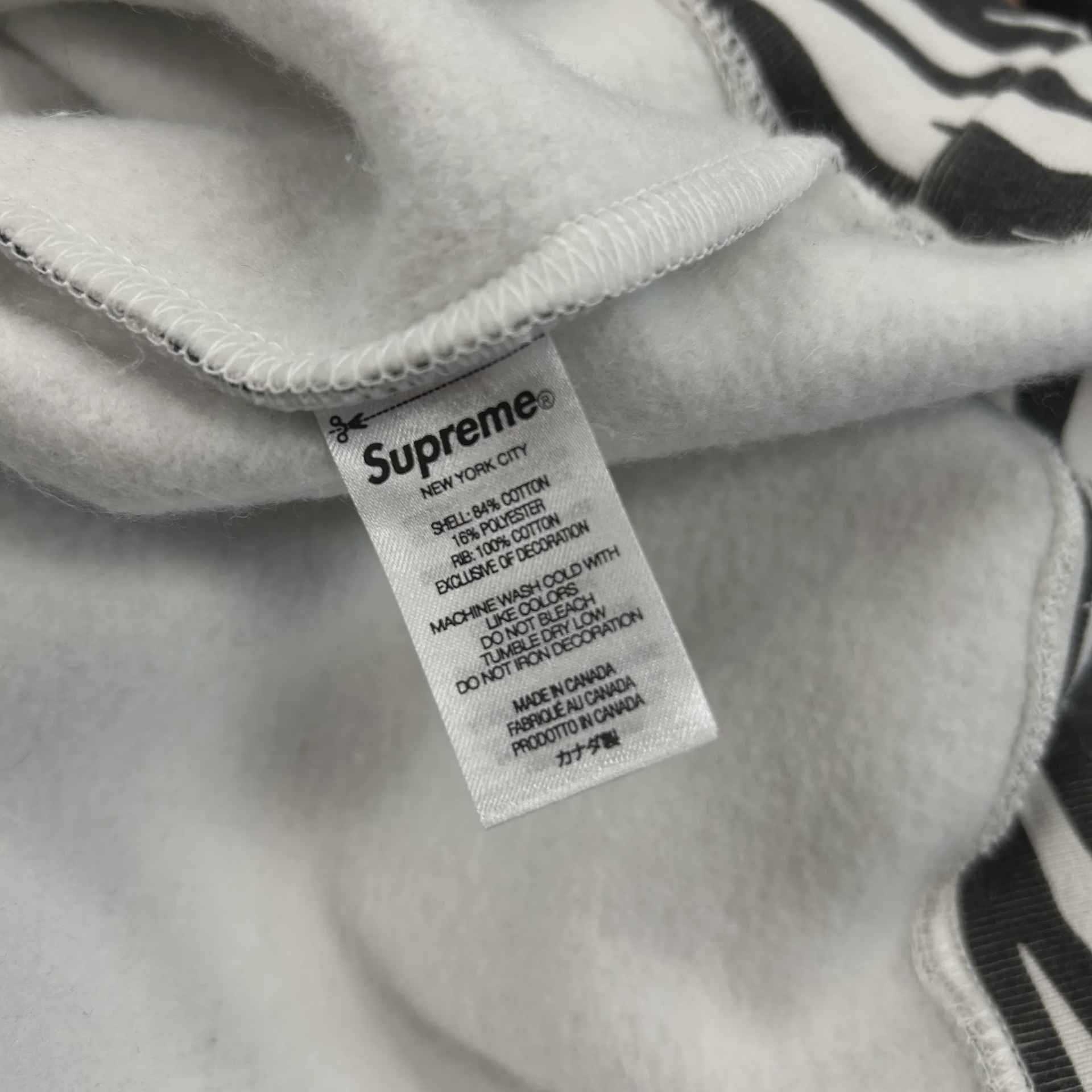 Supreme Box Logo Crewneck (FW22) Zebra • Pre-Owned [1614] - photo 7