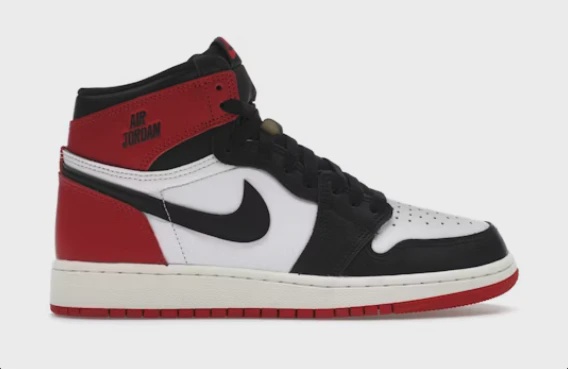 Jordan 1 Retro High OG Black Toe Reimagined (GS) • Brand New [7247]