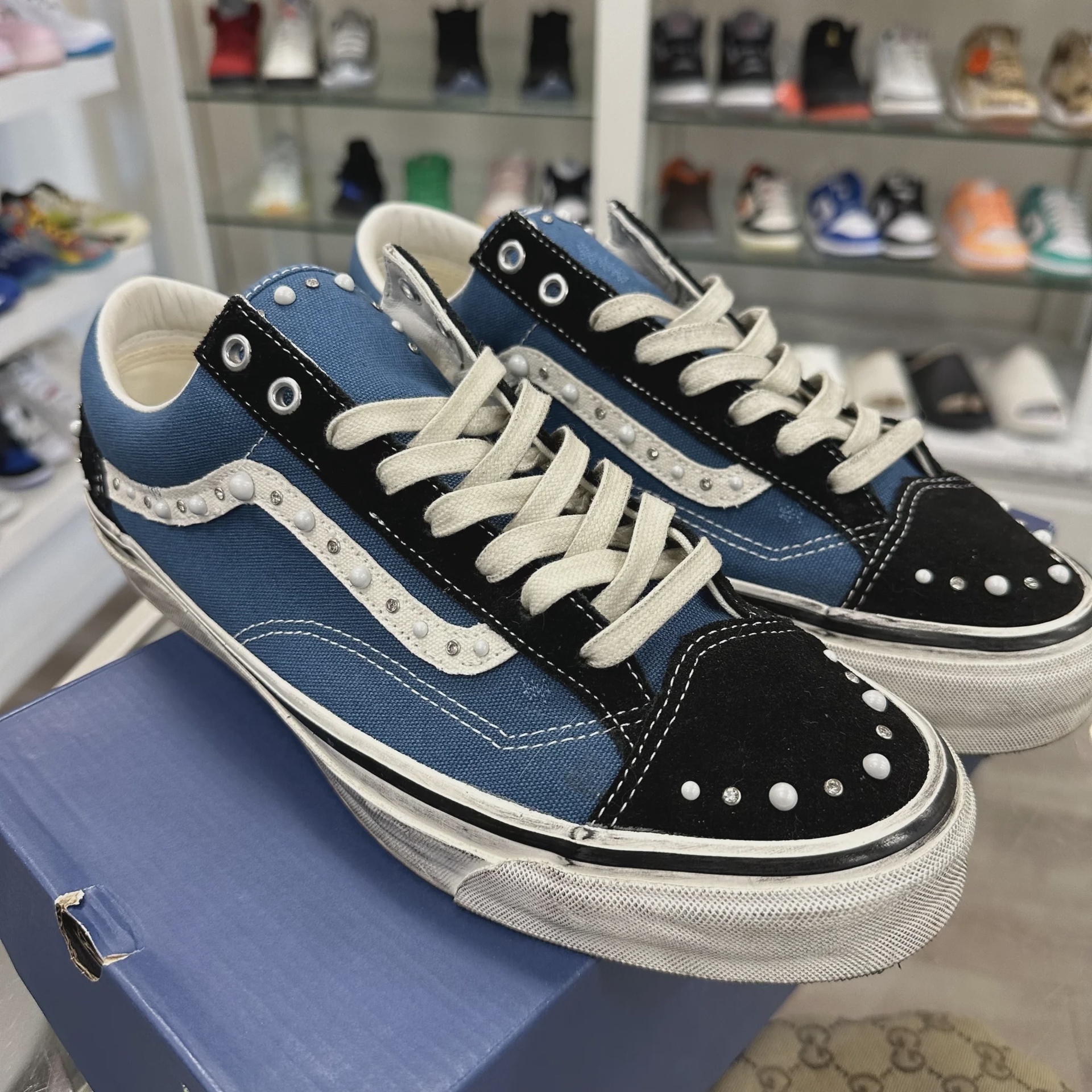 Vans LX Old Skool 36 Pearlized Pack Black Navy • Pre-Owned [3627] - photo 4