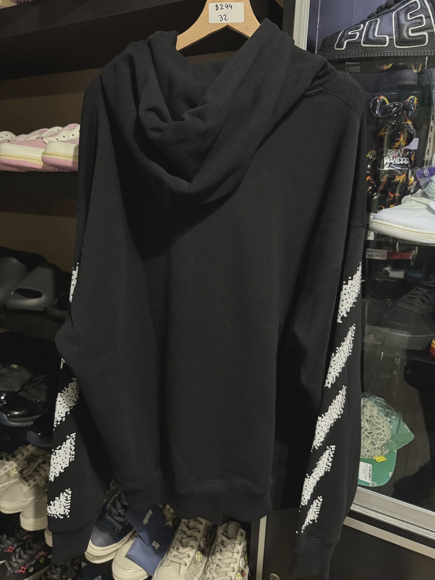 Off White Black Hoodie • Brand New [4825] - photo 2