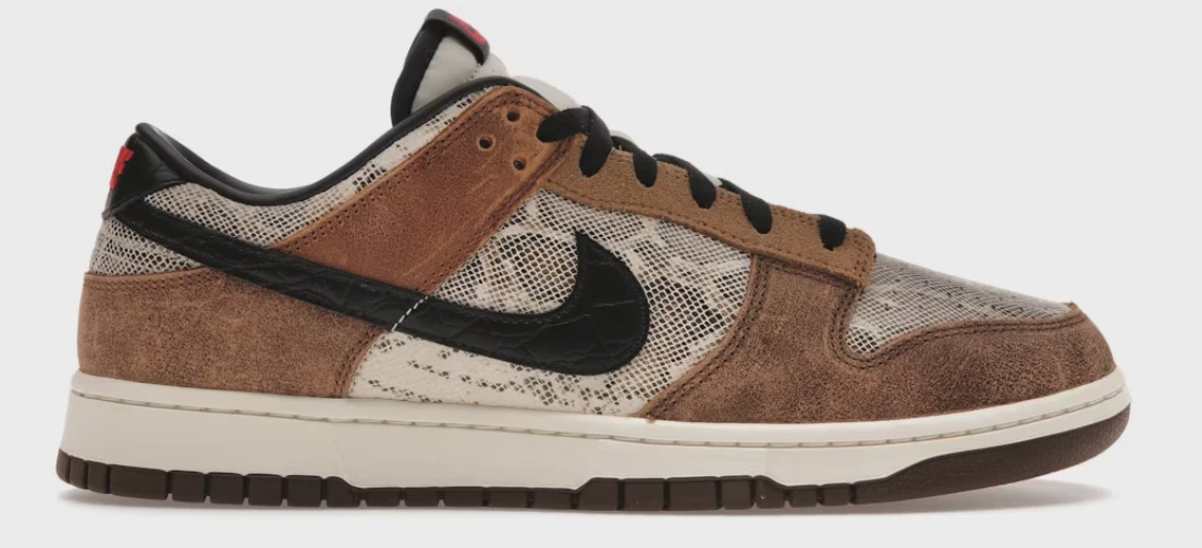 Nike Dunk Low Premium CO.JP Brown Snakeskin • Brand New [2648]
