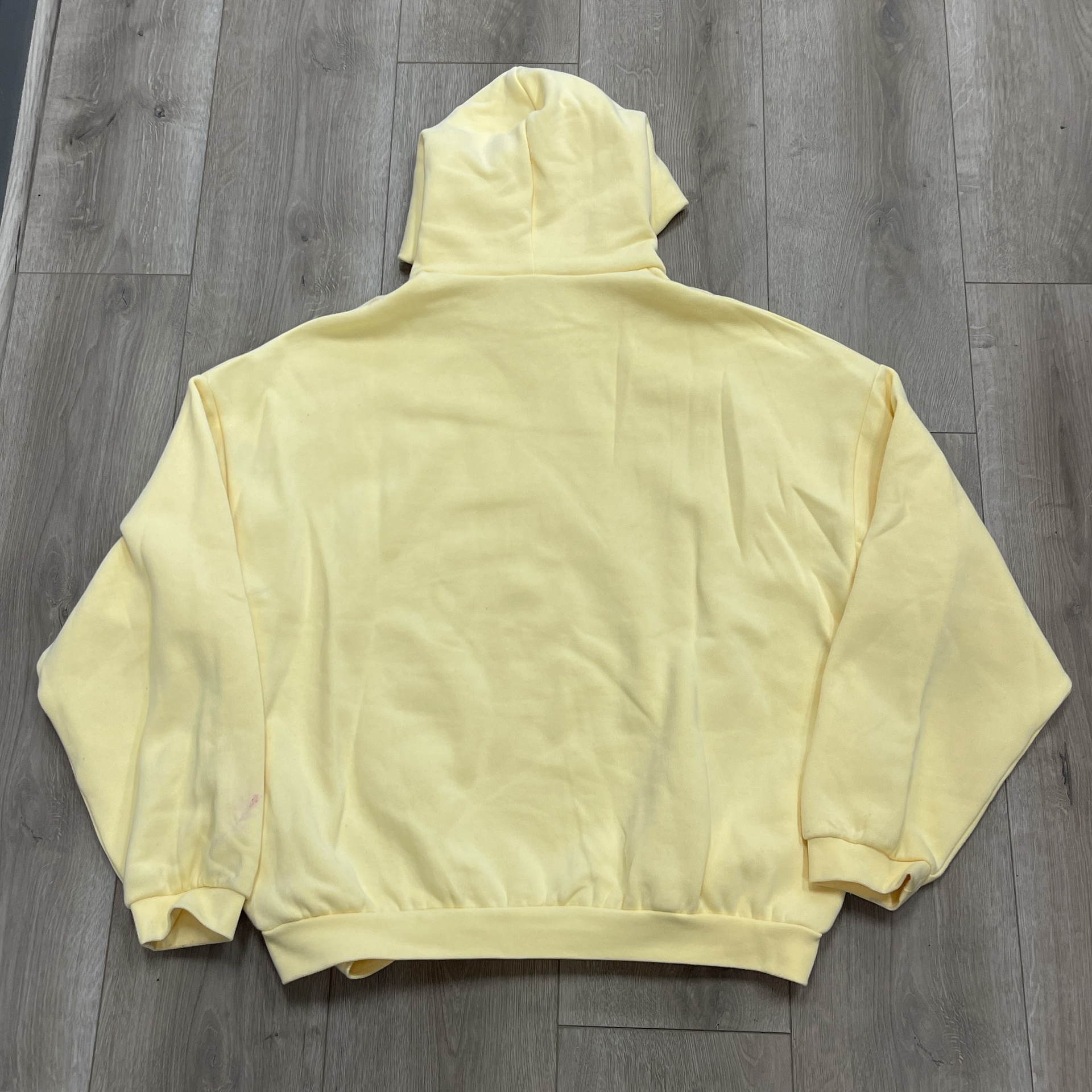 Fear of God ESSENTIALS Garden Yellow '90s Fit Fleece Hoodie - Pre-Owned 5