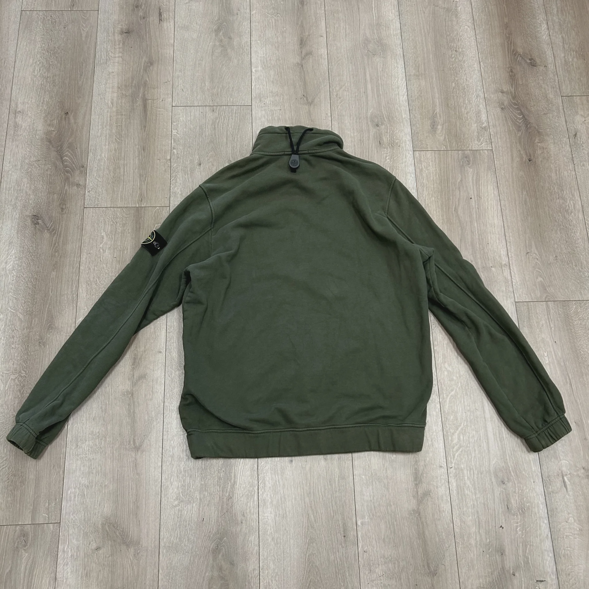 Stone Island 2020 Half Zip Green Pullover Jumper • Pre-Owned [2611] - photo 7