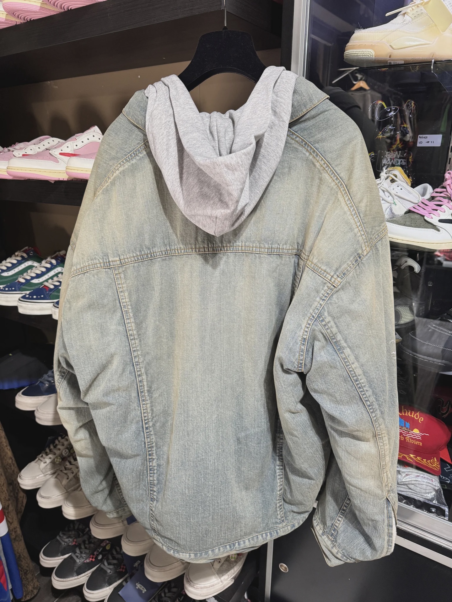 Balenciaga Hooded Denim Jacket XL • Pre-Owned [5381] - photo 2