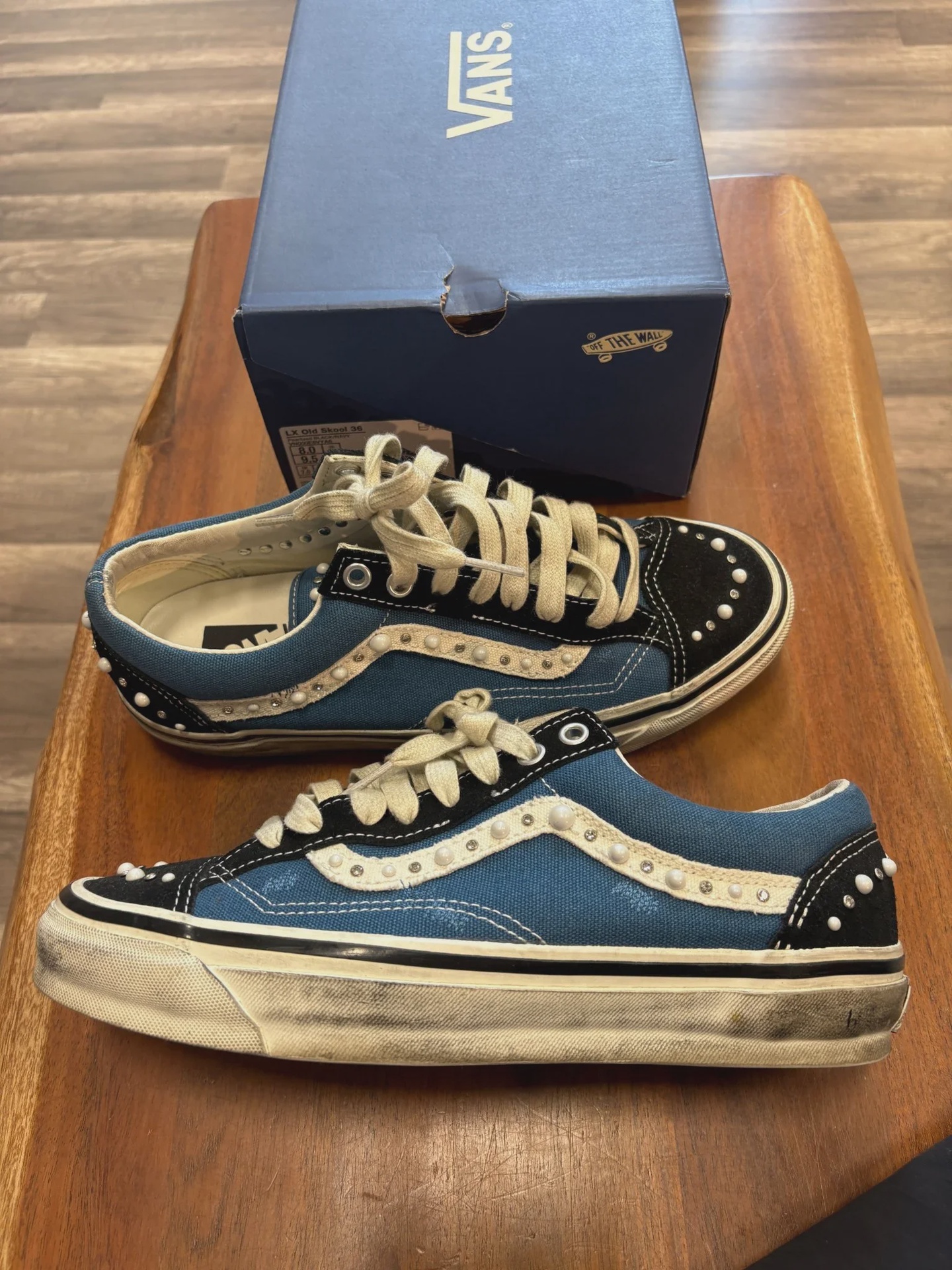 Vans Vans LX Old Skool 36 Pearlized Pack Black Navy - Size US M 8