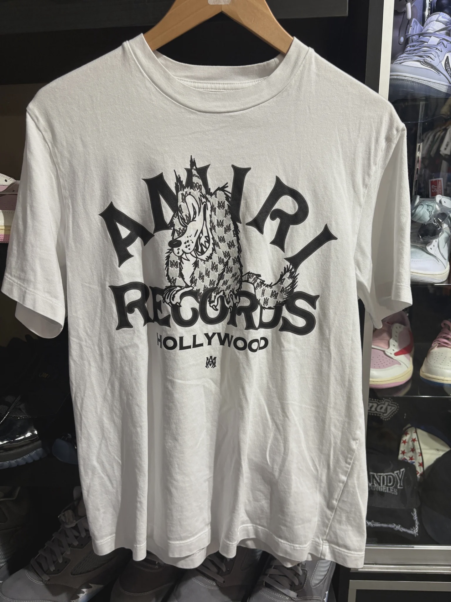 Amiri Amiri Records White Tee - Size S