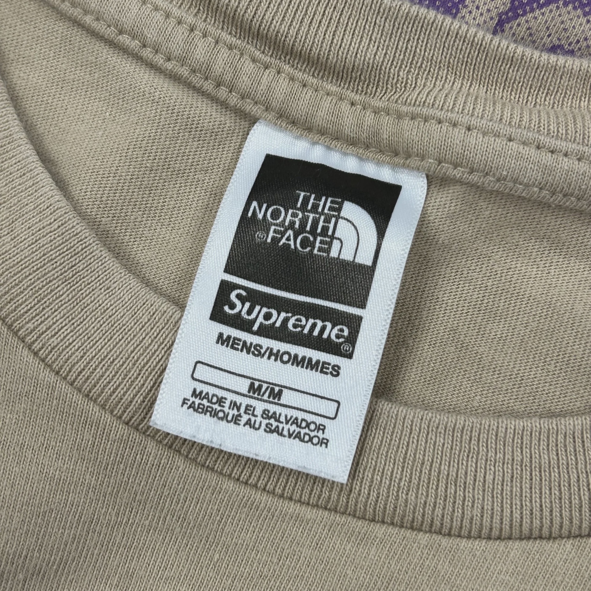 Supreme Box Logo x North Face Tee Brown • Pre-Owned [1111] - photo 2