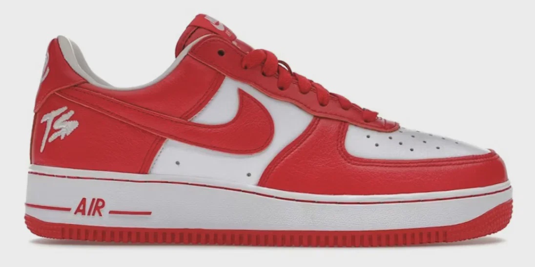 Nike Nike Air Force 1 Low QS Terror Squad White University Red - Size US M 8.5
