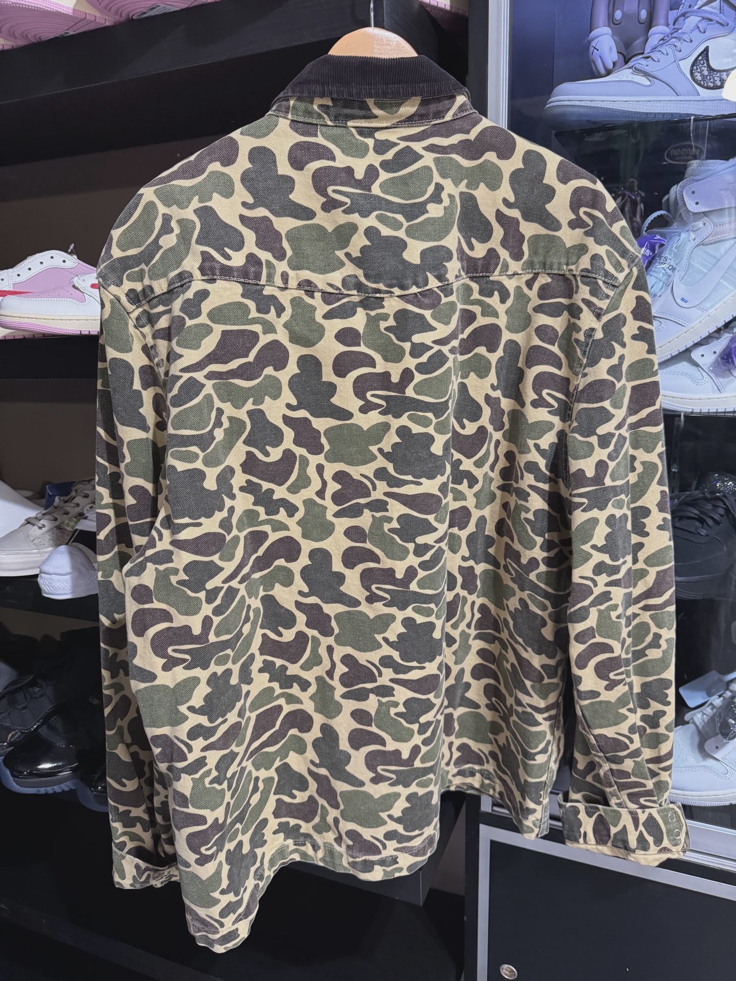 Stussy Camo Denim Zip Jacket XL • Pre-Owned [3821] - photo 3