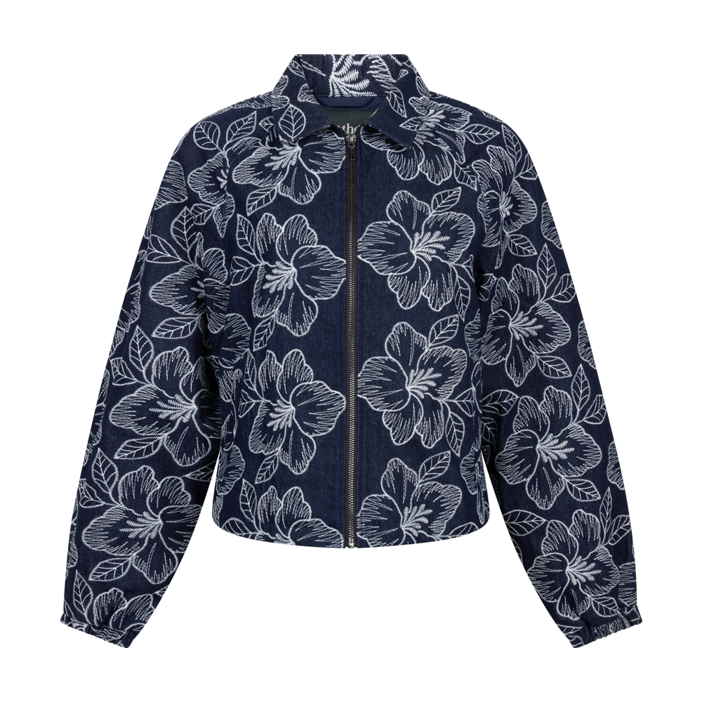 Sare denim jacket · Flower denim — foto 1