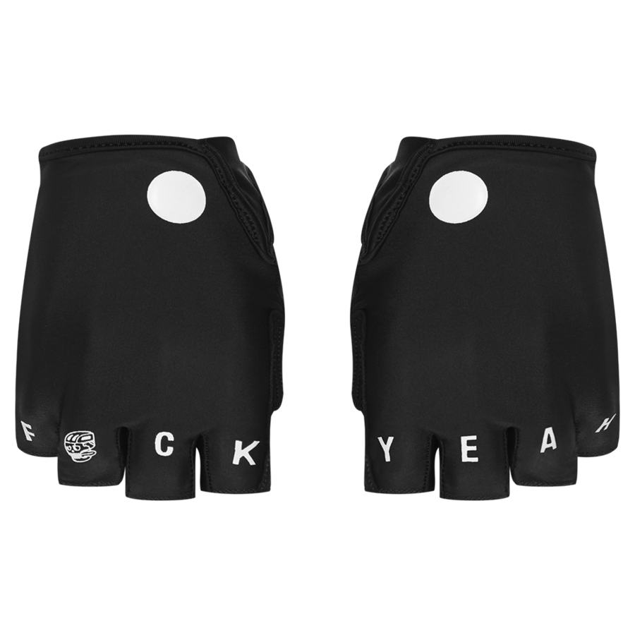 ATQ Summer Half Finger F-Yeah Gloves Black