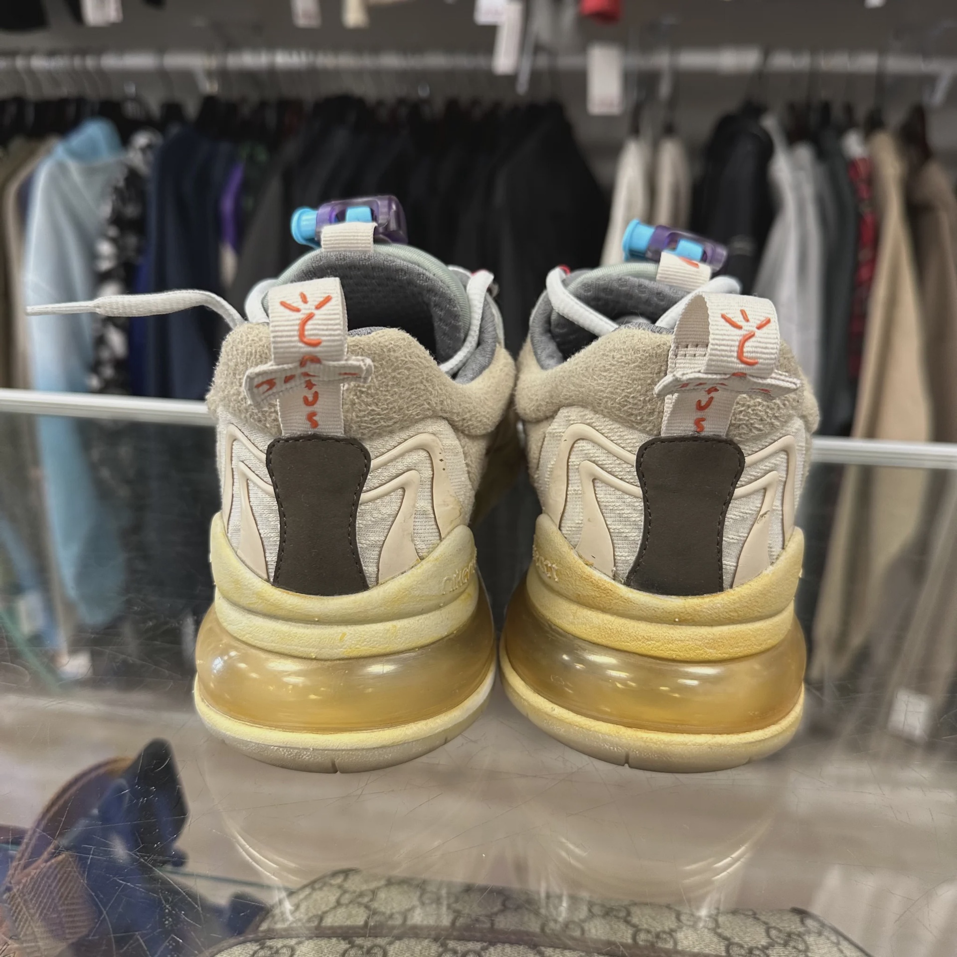 Nike Air Max 270 React ENG Travis Scott Cactus Trails  NO BOX [7679] - photo 5
