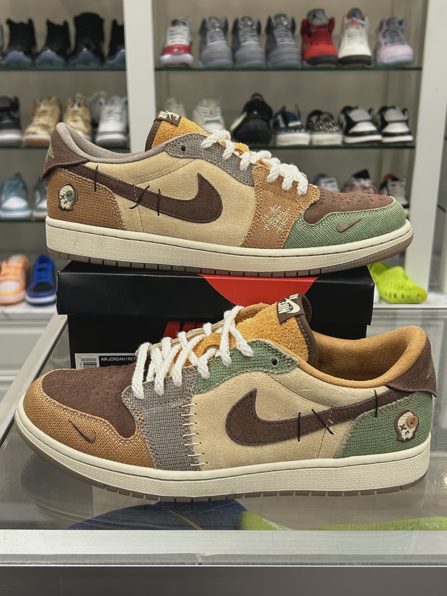 Air Jordan 1 Retro Low Original Zion Williamson Voodoo • Pre-Owned [3778]