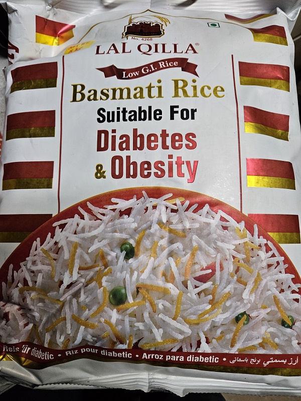 Lal Qilla Basmati Diabetes Rice 5kg