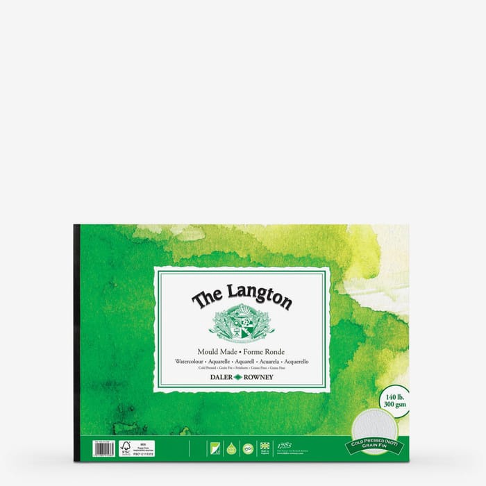 Daler Rowney - Langton WC Cold Pressed Pad 300g 12SH