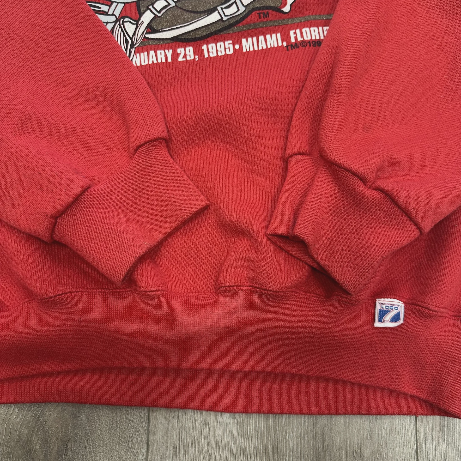 vintage 1995 San Francisco 49ers NFC Champions Super Bowl XXIX crewneck sweatshirt • Pre-Owned [8568] - photo 2