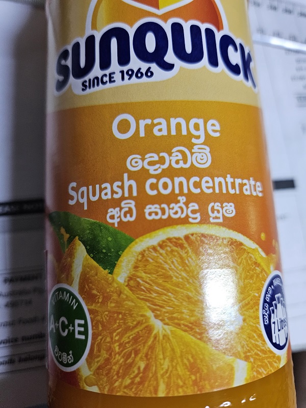 Sunquick Oranage 700ml