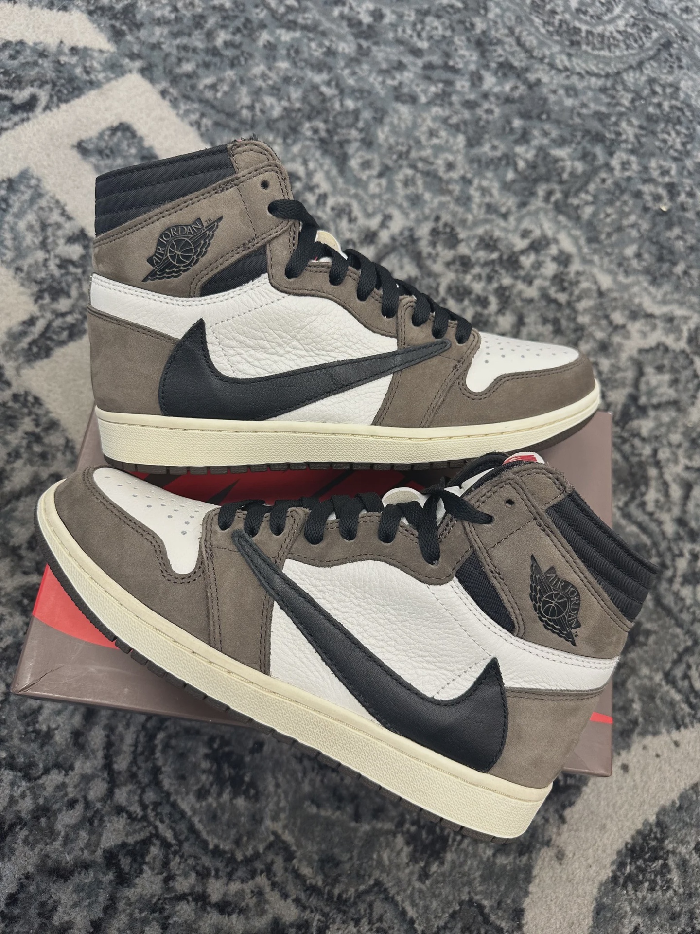 Air Jordan 1 Retro High Original SP Travis Scott Mocha • Brand New [3665] - photo 6