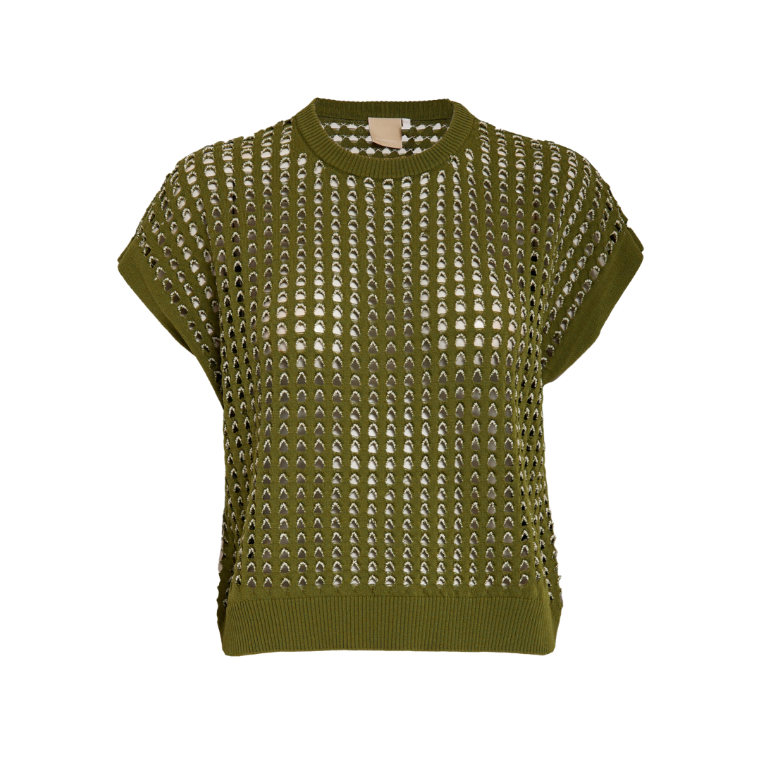 Raina GRS Knit Vest · Calla Green — foto 1
