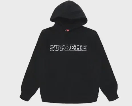 Supreme Cord Collegiate Logo Hooded Sweatshirt • Brand New [8432]
