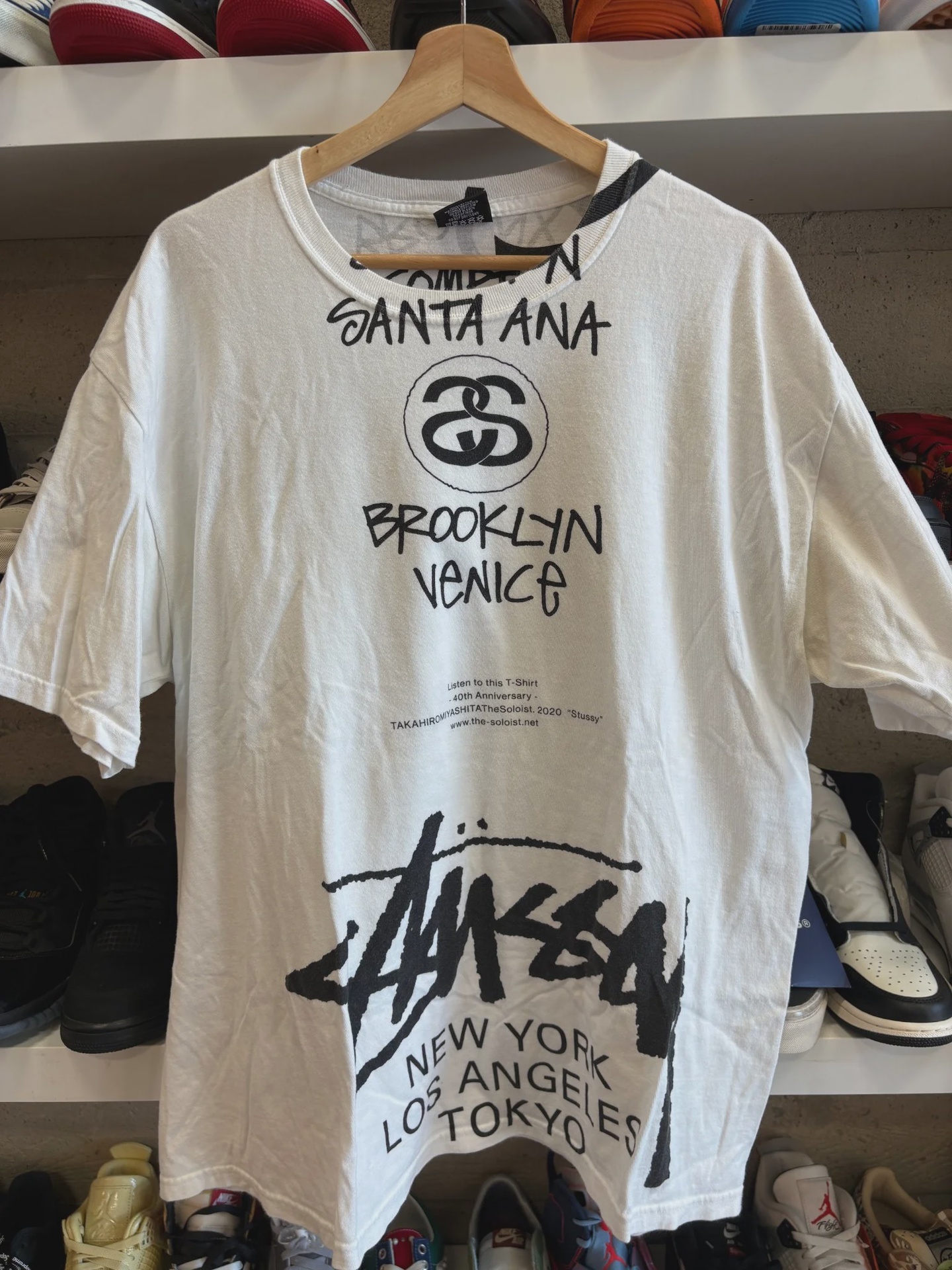 Stussy Stussy White Tee - Size XL