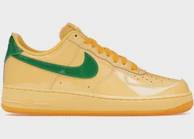 Nike Nike Air Force 1 Low Patent Leather Topaz Gold Pine Green - Size US M 12