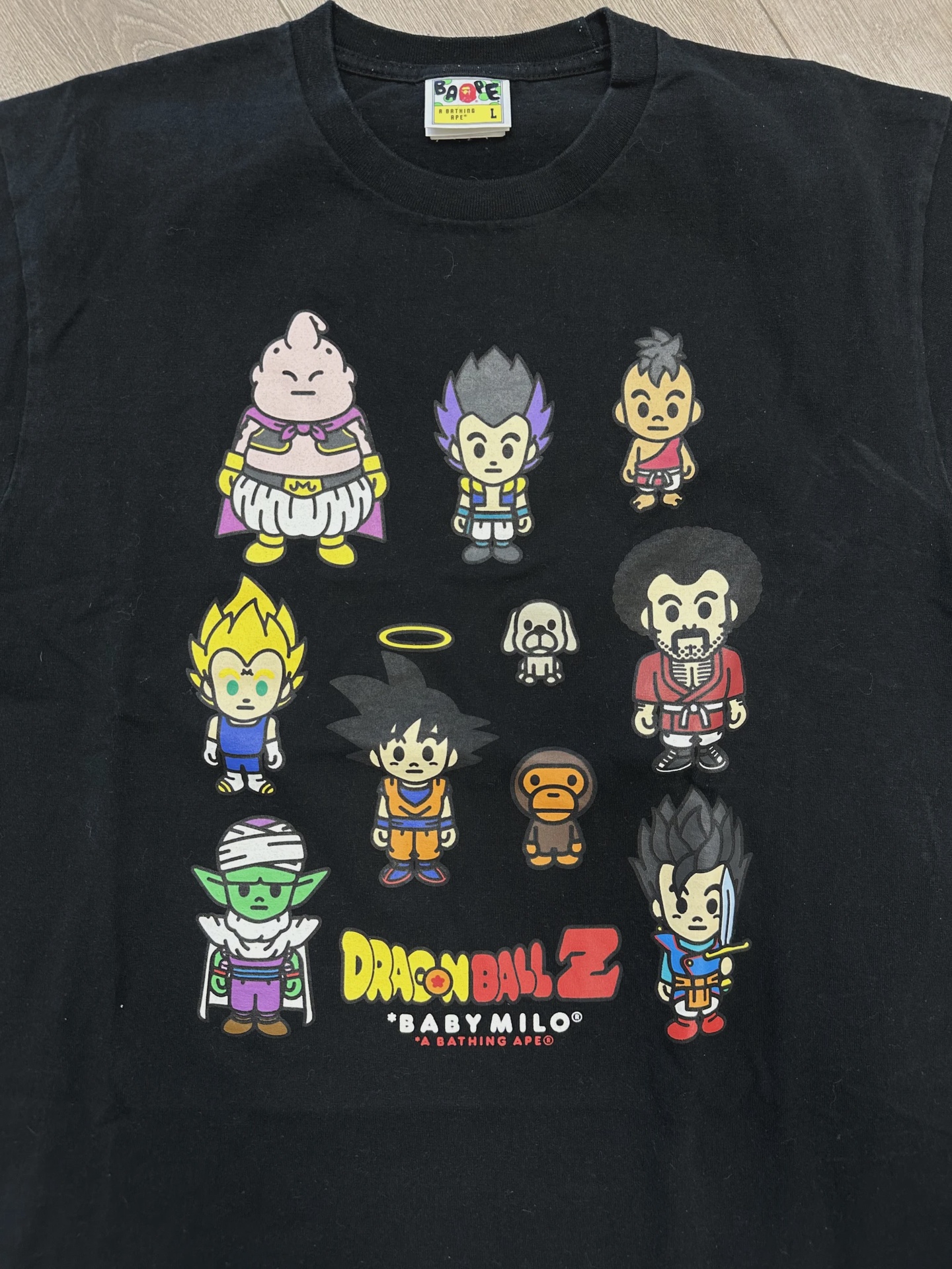 SS22 BAPE x Dragon Ball Z Baby Milo Tee Black • Pre-Owned [4072] 2