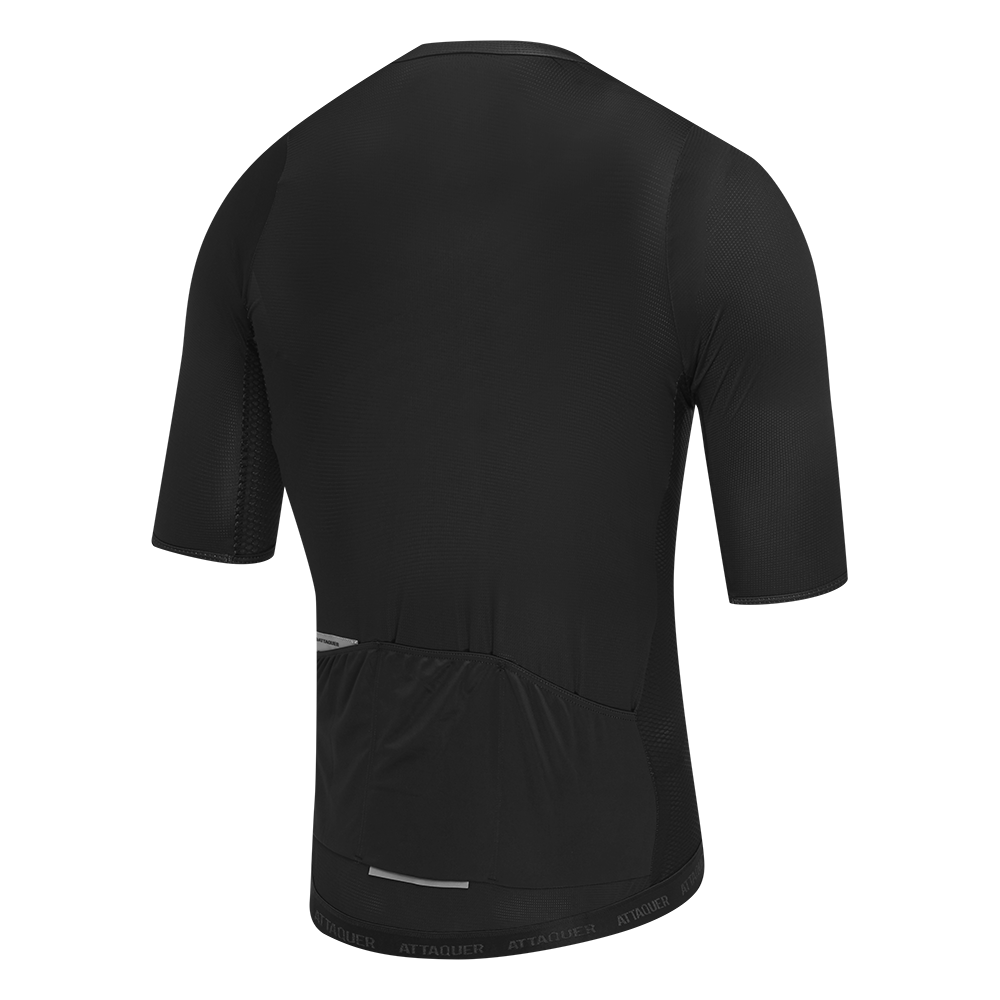 ATQ Mens Race SS Jersey Black