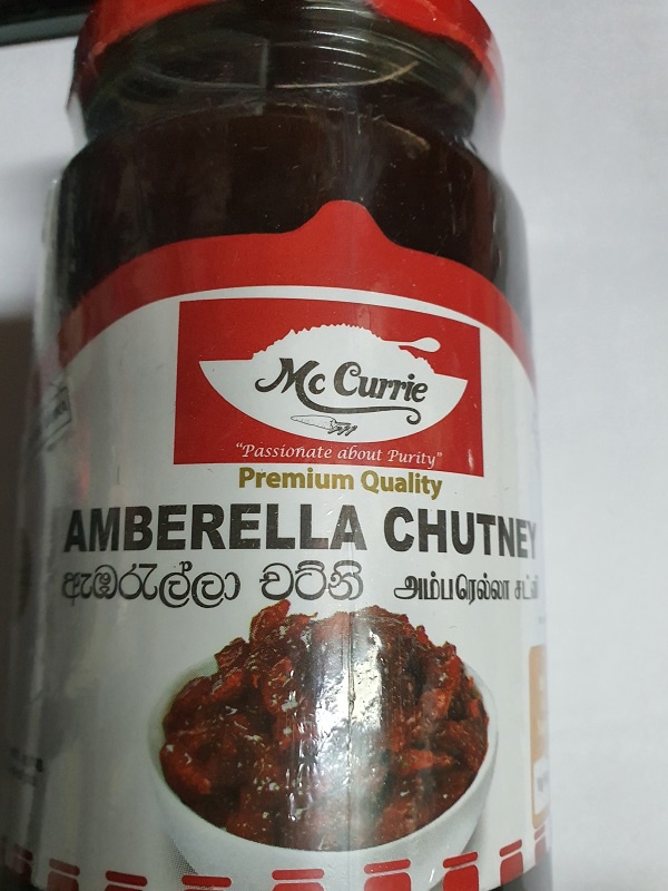 Mc Currie Amberella Chutney 450gm