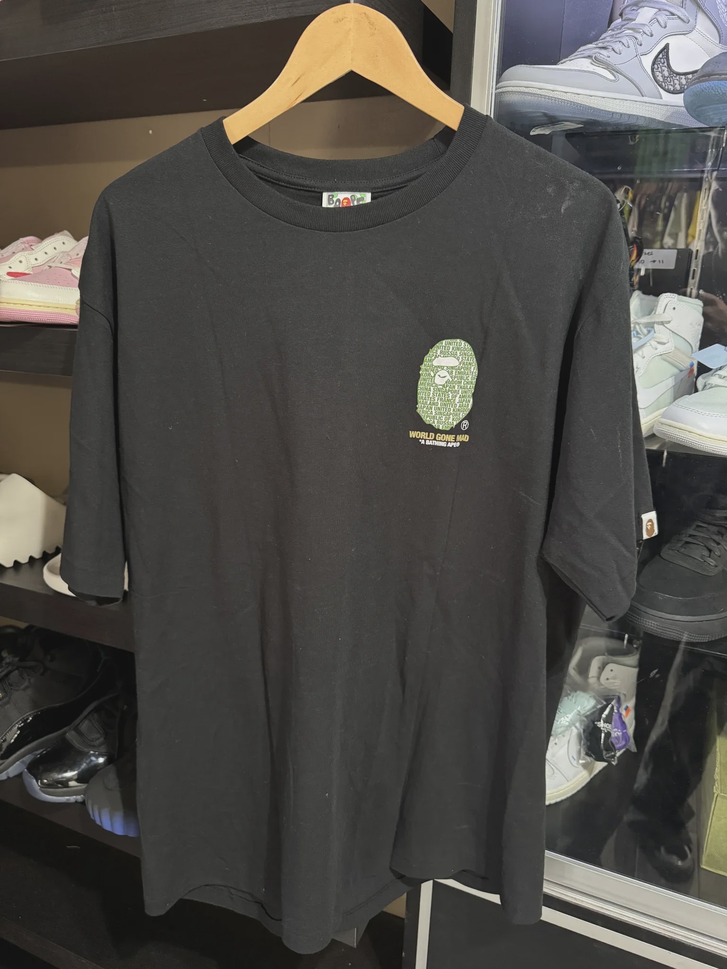 A Bathing Ape A Bathing Ape Black Camo Tee - Size XXL