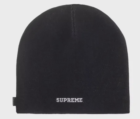 Supreme Nike Oval Beanie (FW26) Black • Brand New [9513] - photo 2