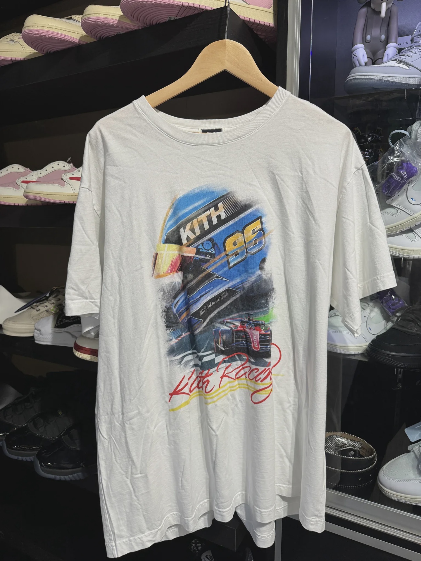 Kith Kith Racing Graph White Tee 2XL - Size XXL