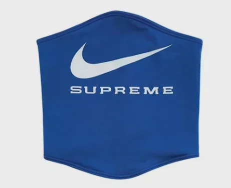 Supreme Supreme Nike Logo Neck Warmer Blue - Size One Size
