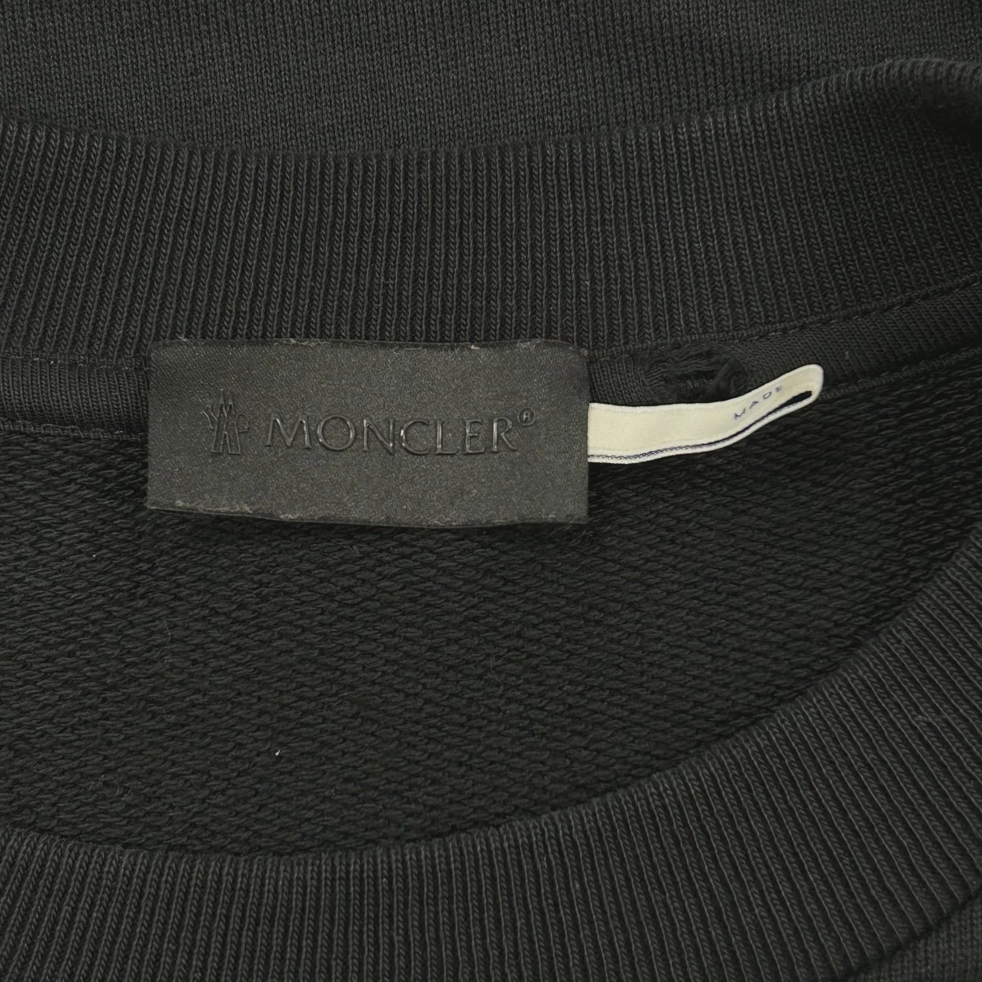 Moncler Rubberised-Logo Fleece Panel Sweatshirt • Pre-Owned [1922] - photo 7